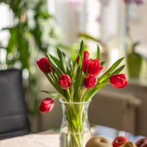 tulips, red flowers, flower vase-6995691.jpg
